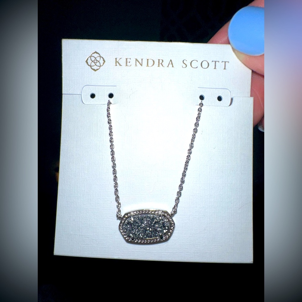 Kendra Scott Silver Pendant Necklace